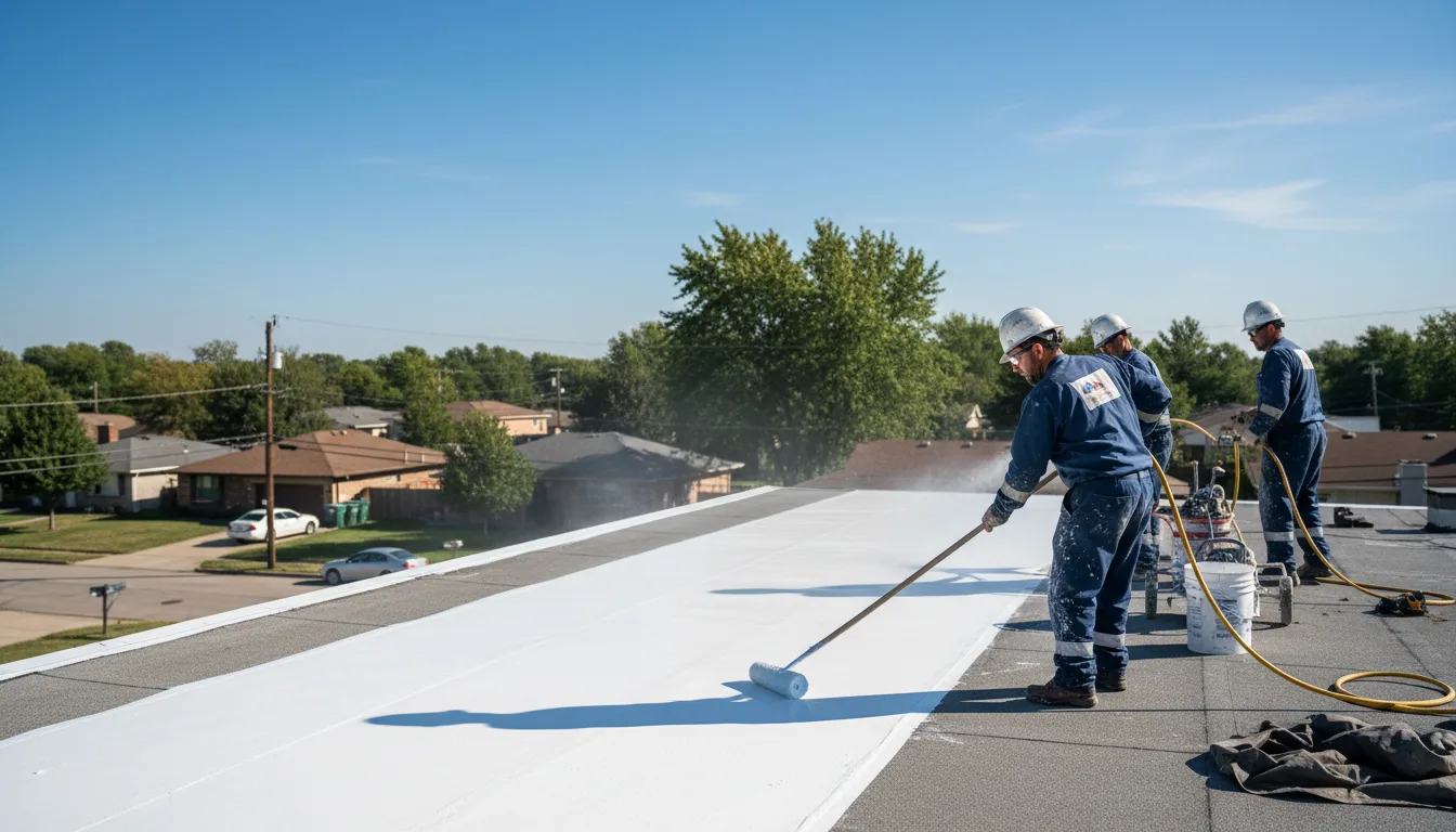 Commercial roof coating in Center Moriches, NY near me